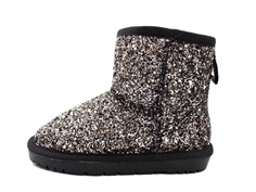 Sofie Schnoor Girls teddy boots black glitter